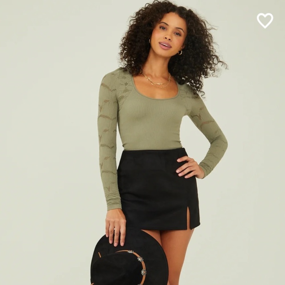 Altard State black mini skirt